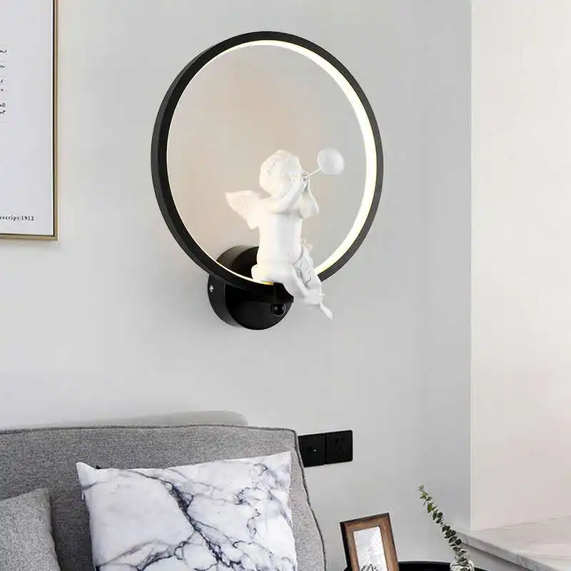 Baby Nursery Wall Lights - مصباح جداري على شكل ملاك بتصميم