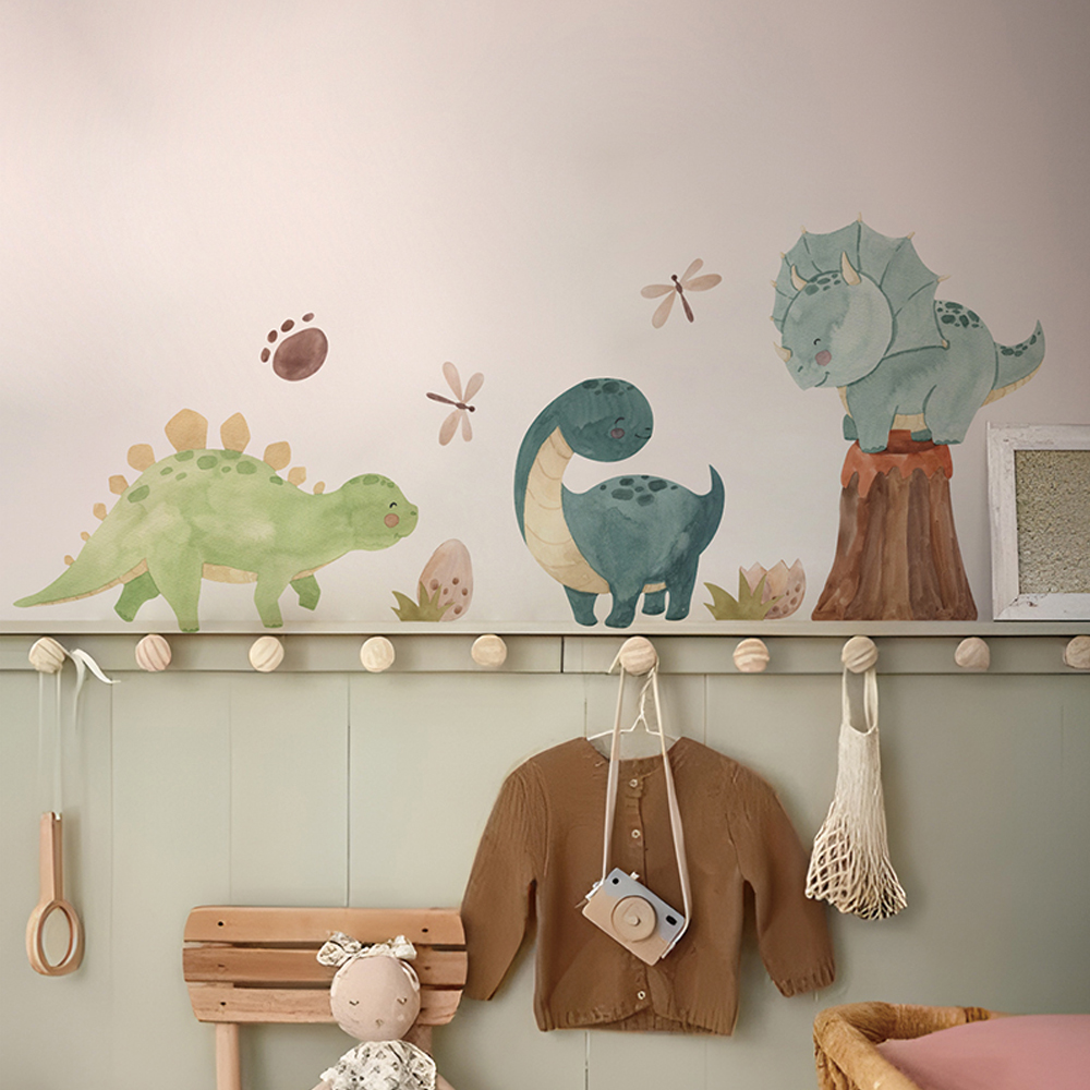 Baby Girl Nursery Quotes - ملصقات حائط ديناصور ، أبجدية دينو