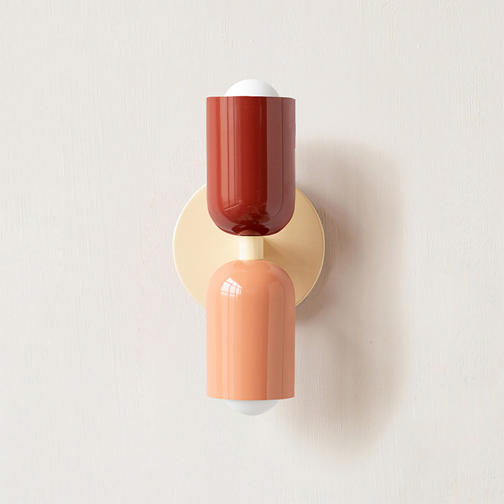 Baby Nursery Wall Lights - الشمال الجدار مصباح الملونة مزدوجة رئيس