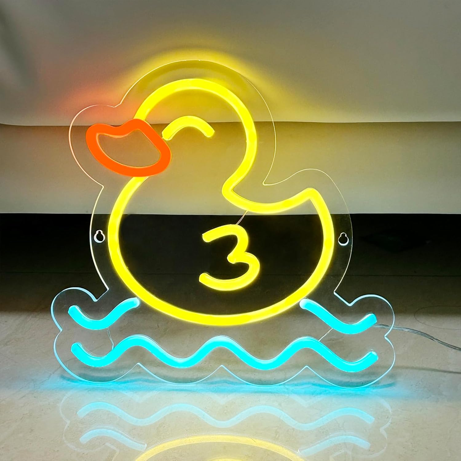 لافتة نيون على شكل بطة، مصباح  - مراجعة Baby Nursery Wall Lights وسعره