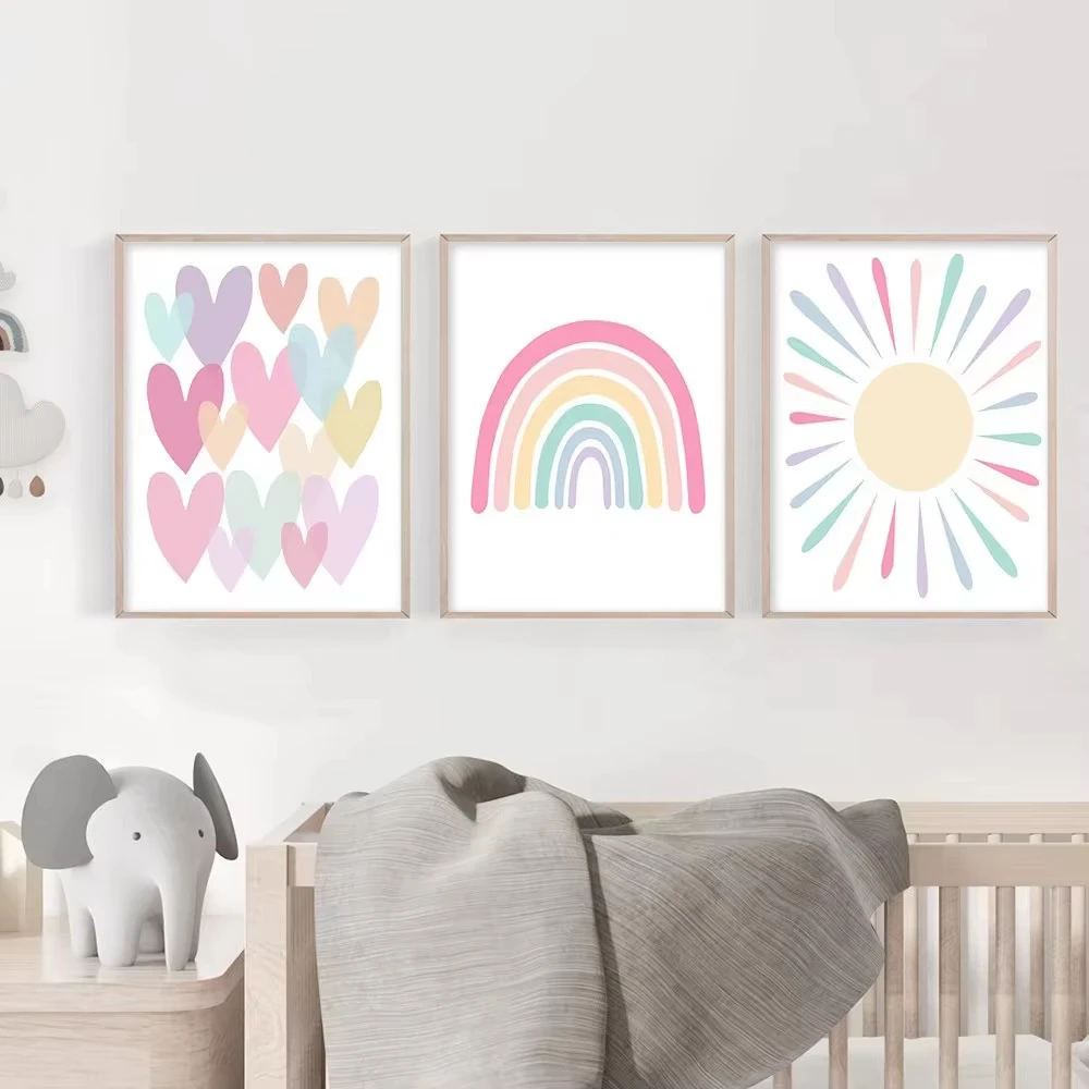 (بدون إطار) لوحة ملصق على شكل  - مراجعة Baby Nursery Frames وسعره
