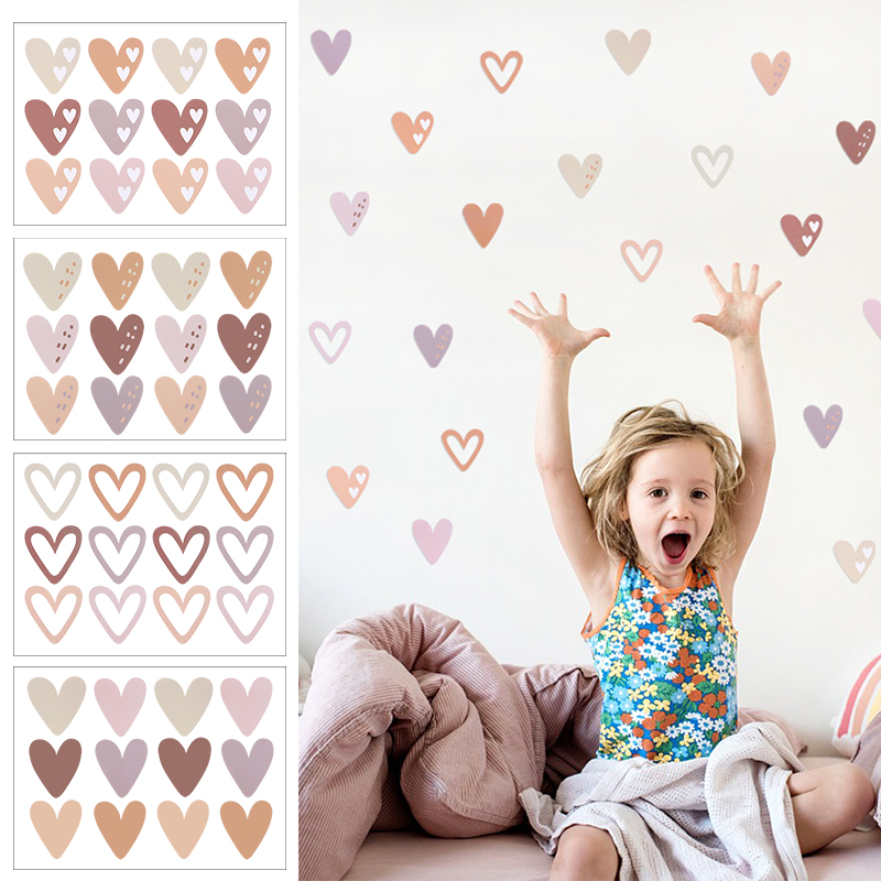 ملصق حائط قلوب إنز جميل للأطفا - مراجعة Baby Nursery Decor Girl وسعره